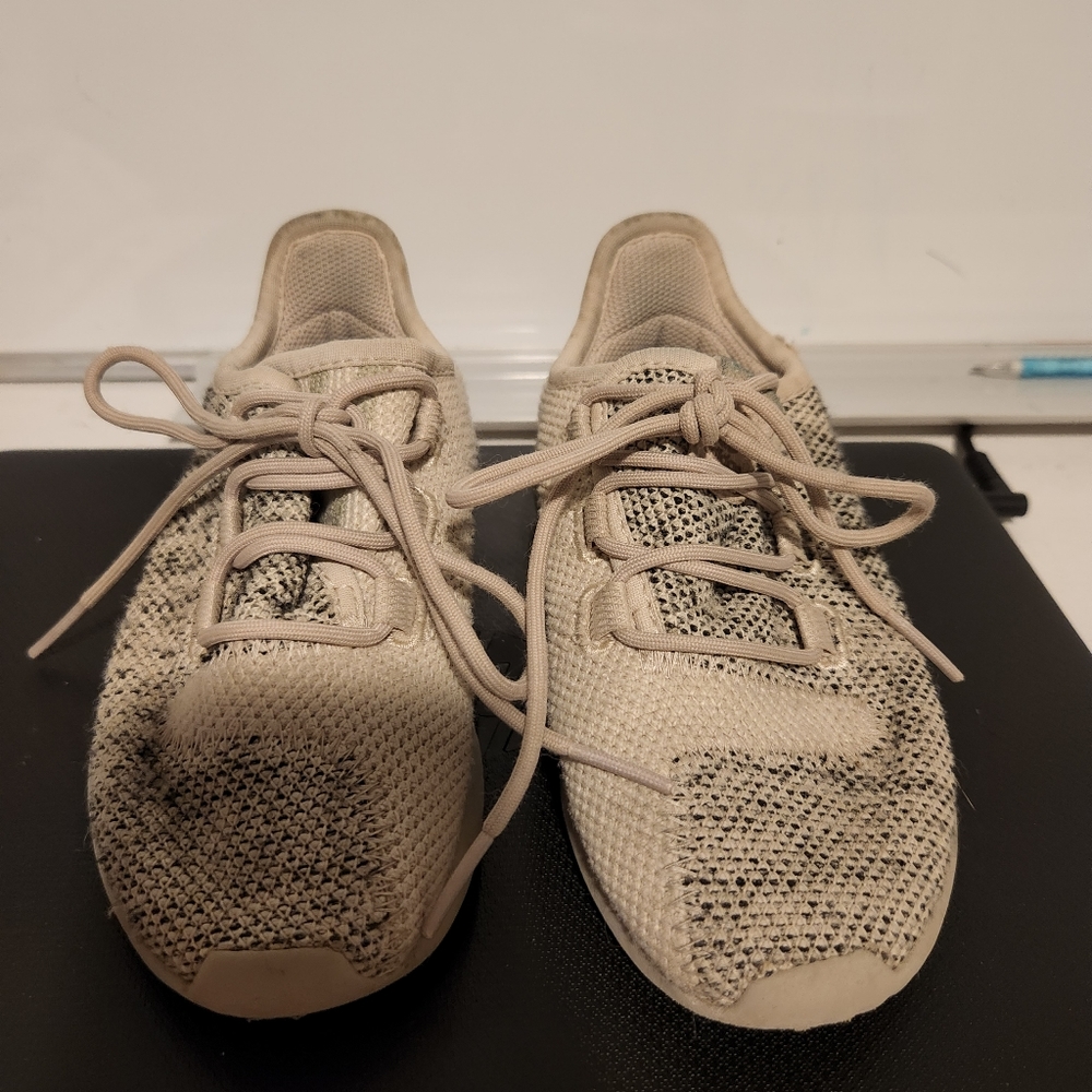 Kids Adidas tan shoes size 11K